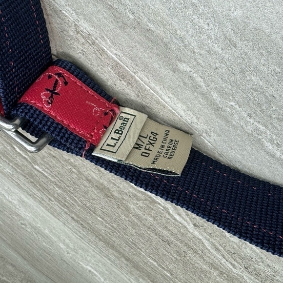 L.L. Bean Adjustable Anchor DD Nylon Belt M/L - Picture 3 of 6